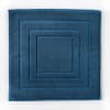 Tapis de bain 60x60 bleu pacifique en coton 900 g/m²
