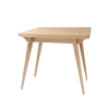 Erweiterbar Tisch aus Holz, 90x65x75, Eschenfurniert