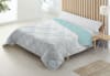 Edredón nórdico estampado reversible flow azul cama de 105cm