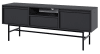 Meuble TV 2 portes avec tiroir et cadre noir 154x39 cm
