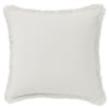 Coussin 40x40 blanc ivoire en coton