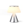 Lampe led portable medium en aluminium argent