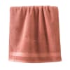 Drap de bain 70x140 orange terracotta en coton 500 g/m²