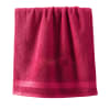 Drap de bain 70x140 rose fuchsia en coton 500 g/m²