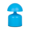 Lampe de table led nomade métal bleu h15cm