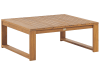 Table de jardin en bois d'acacia certifié fsc® bois clair