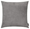 Housse de coussin gros velours cotelé anthracite 60x60 cm