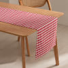 Camino de mesa algodón tacto tela impermeable rojo 45x170 cm