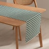 Camino de mesa algodón tacto tela impermeable verde 45x170 cm