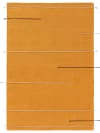 Tapis en coton orange 140x200