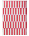 Tappeto a tessitura piatta rosso 160x230