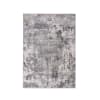 Tapis rayé design en polypropylène gris 120x170
