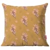 Stylo Culture Ethnicas Fundas Para Cojines Decorativos 40x40 Cm Brocado De Seda Pavo Real Forros De Cojines Sofa Amarillo Mostaza Jacquard Cuadrado Cremallera Fundas Para Almodahones De Cama - 5 Pcs