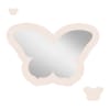 Miroir enfant papillon en acrylique ivoire 43x29,5 cm