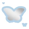 Miroir enfant papillon en acrylique bleu 43x29,5 cm