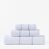 Juego de 3 toallas de algodón blanco (30x50+50x90+70x130 cm)
