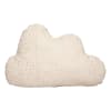 Coussin enfant "nuage" coton beige 45x28 cm