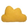 Coussin enfant "nuage" coton jaune ocre 45x28 cm
