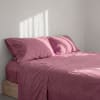 Lenzuolo con angoli cotone blu marino 180 x 200 cm HOFUF