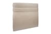 Tete de lit Lignes Tissu Beige brun 160x120