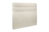 Tete de lit Lignes Tissu Beige clair 160x120