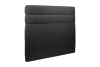 Tete de lit Lignes Tissu Noir 160x120