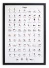 Tableau avec cadre noir 40x30 Yoga