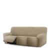 Funda de sofá relax extensible 3 plazas x 3 beige 200 - 260 cm