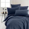 Housse de couette en gaze de coton indigo 240x220 cm