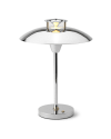 Lampe rechargeable en métal H:30cm Couleur - Chrome