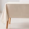 Tovaglia antimacchia in cotone jacquard geometrico lino 140x240cm