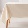 Tovaglia antimacchia in cotone jacquard geometrico oro 140x200cm