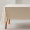 Nappe ORGANIC CASA 140x200 Cm - 100% Coton Bio, Lie De Vin, Lavable, Belgique