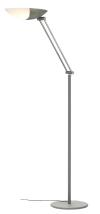 Lampadaire métal h182 cm Gris