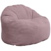 Pouf in velluto a coste spesso 100 cm violett