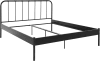 Letto in metallo nero 180x200 cm