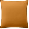 Taie d'oreiller percale de coton safran 65x65 cm