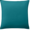 Taie d'oreiller percale de coton bleu canard 65x65 cm