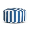 Pouf impermeabile Blu e bianco esterni e interni