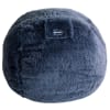 Pouf gigante finta pelliccia grigio 160 cm