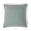 Fodera per cuscino cotone verde celadon 50x50