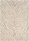 Tappeto Zebrato Boho Grigio/Beige 140x200