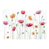 Leinwandbild bedruckt - Klatschmohn Party, orange 90 x 60 cm