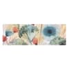 Leinwandbild bedruckt - Wildblumen im Sommer I, orange 120 x 40 cm