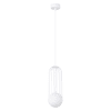 Suspension en métal, blanc H: 115cm