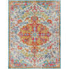 Tapis Vintage Oriental Multicolore/Orange/Bleu 160x220