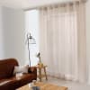 Voilage grande largeur beige 300 x 240 cm