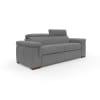 Divano letto con materasso H 18 cm 240 cm (mat. 160x197 cm) grigio