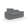 Divano letto con materasso H 18 cm 220 cm (mat. 160x197 cm) grigio