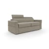 Divano letto con materasso H 18 cm 220 cm (mat. 160x197 cm) marrone